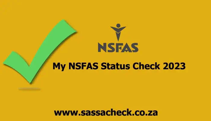 My NSFAS Status Check
