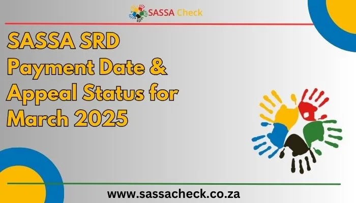 SASSA SRD Payment Date March 2025