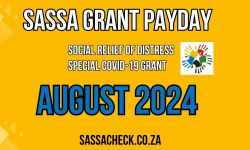 SRD payday for August 2024