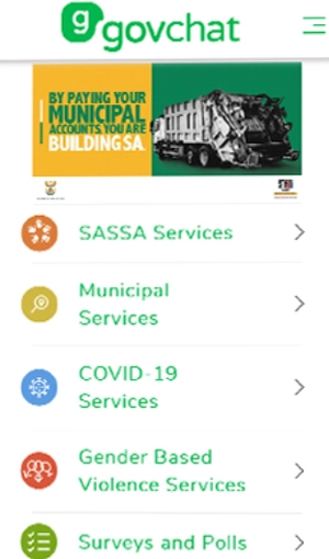 sassa status check via govchat app